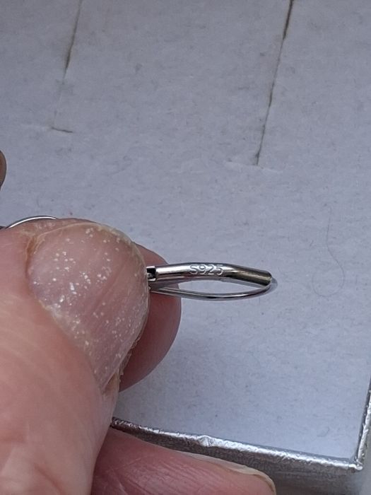 Kolczyki serca turkus