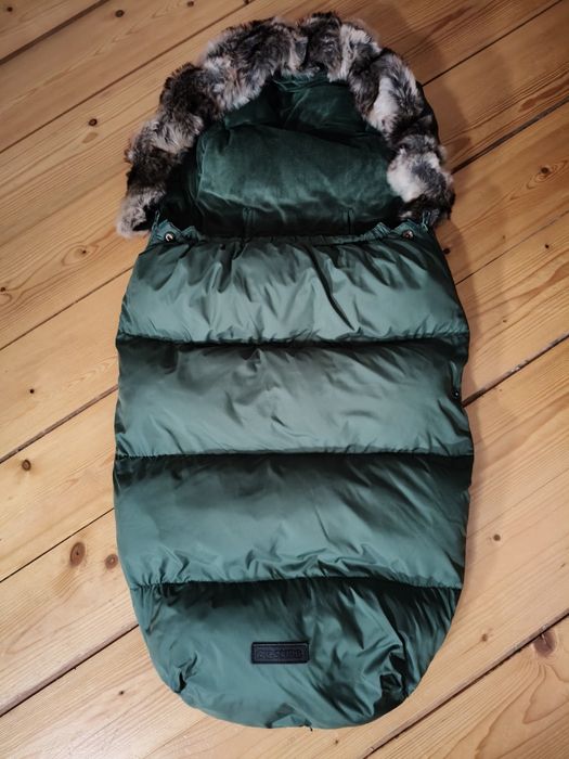 Śpiworek do wózka spacerówki gondoli zimowy CIEPŁY na zimę sanki 4w1