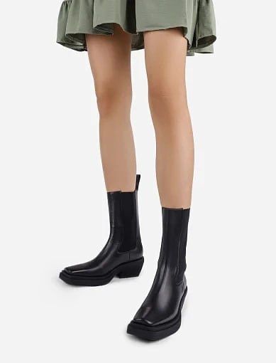 Черевики ковбойки челсі чорного кольору