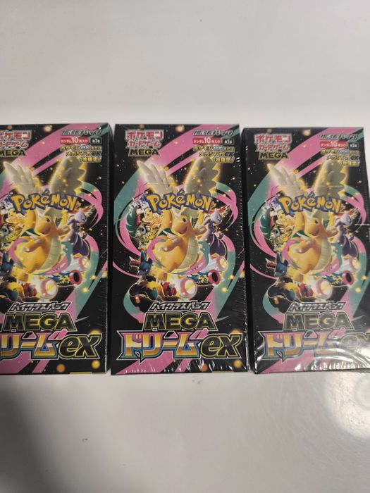 Booster boxy japońskie mega dream ex 3 sztuki