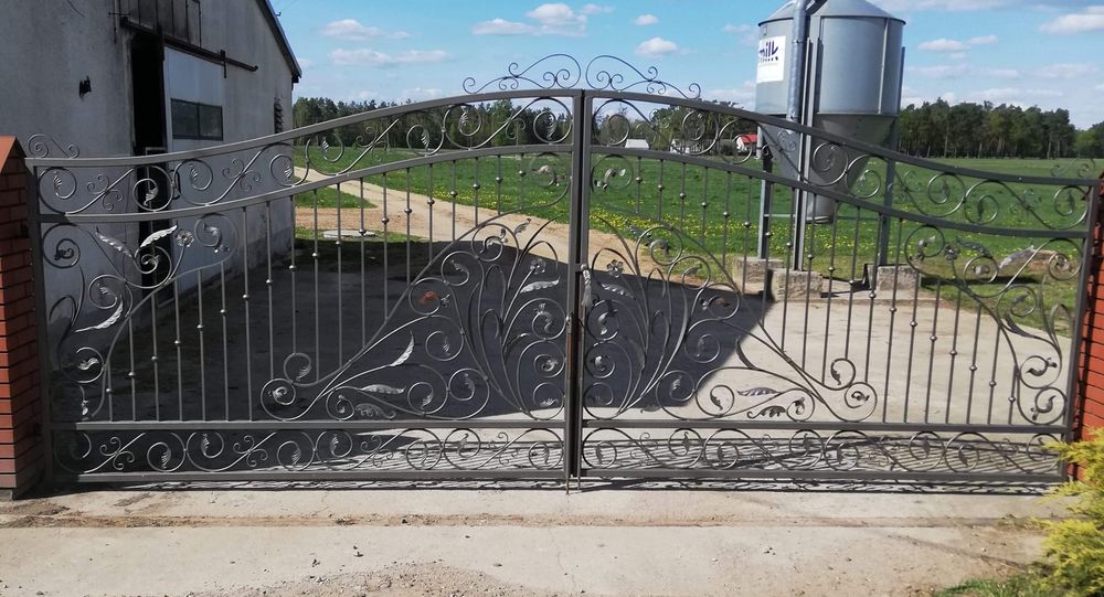Ogrodzenia nowoczesne panelowe kute bramy balustrady automatyka