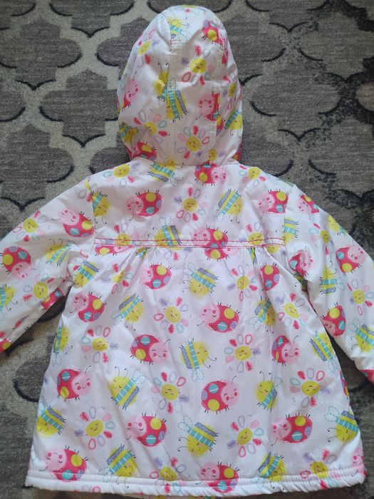 Kurtka wiosenna z kapturem na polarze George jak nowa