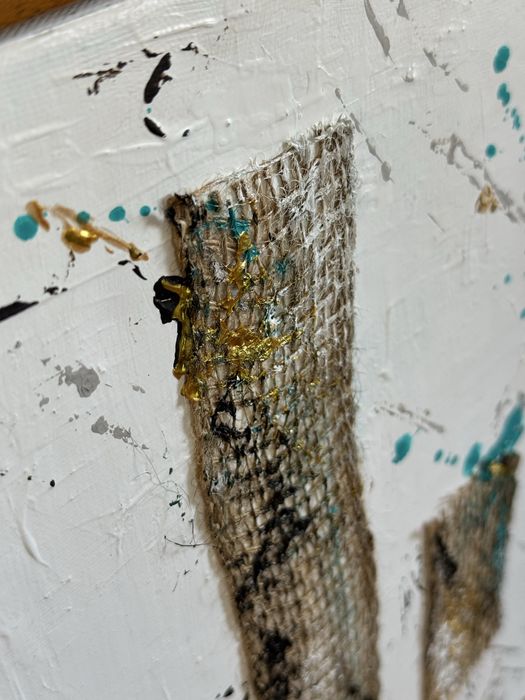 Conjunto de 2 quadros da arte abstrata