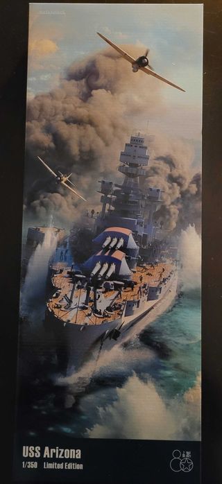 Kit Eduard 1:350 USS Arizona - edição limitada modelismo