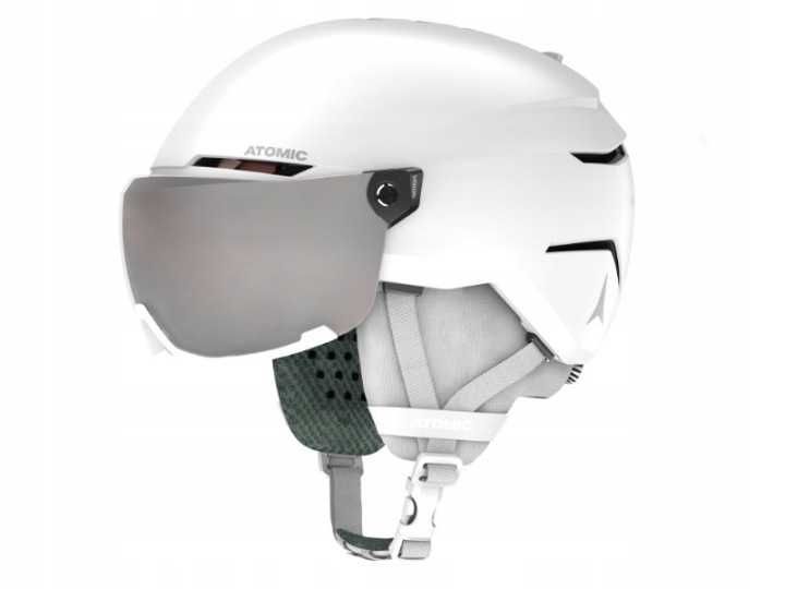 Kask dla dzieci Atomic Junior Savor Visor JR S 51-55 cm biały