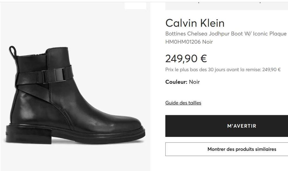 Чоботи чоловічі Calvin Klein, 45р