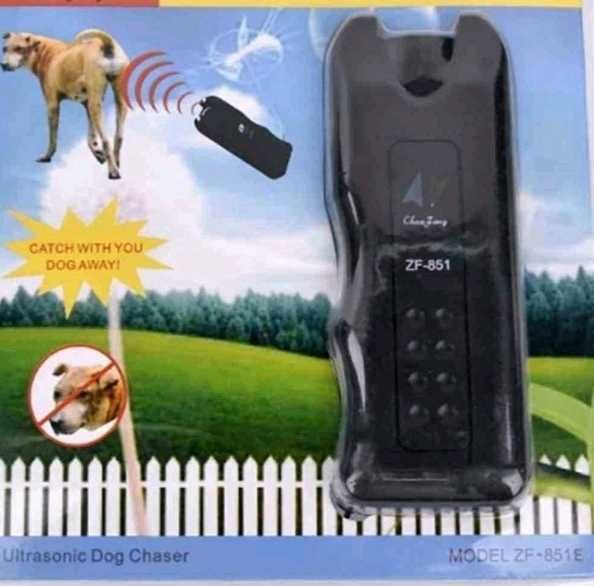 Odstraszacz psów ultradźwiękowy z latarka