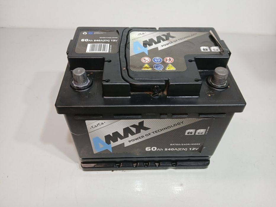 Akumulator 4MAX 60 AH 540 A 12 V Sprawny Gwarancja