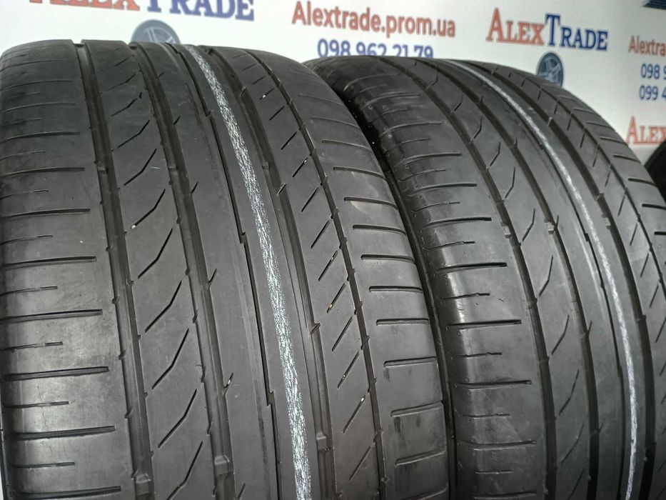 2 шт. 245/40 R17 Continental ContiSportContact 5 літні шини вживані