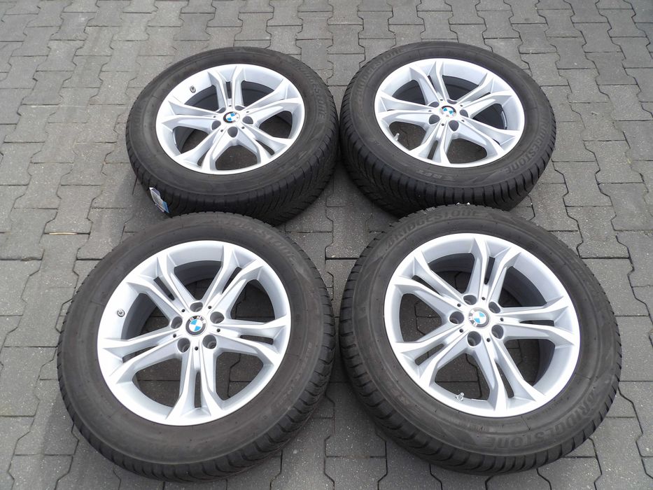 koła aluminiowe 18 bmw 225/60r18 bridgestone zima + czujniki