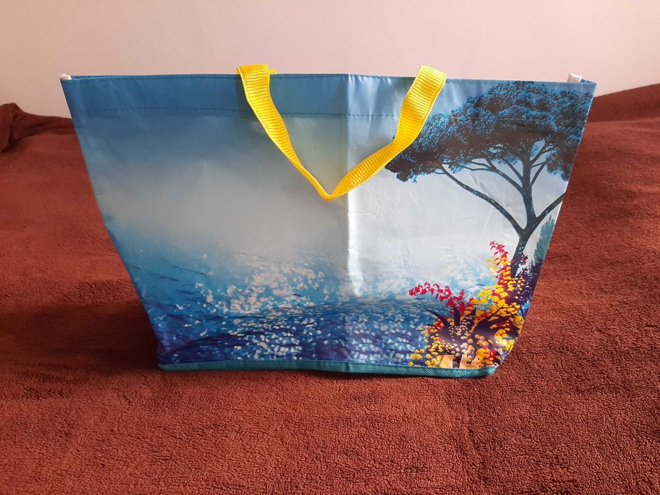 Torba plażowa plastykowa foliaYves Rocher