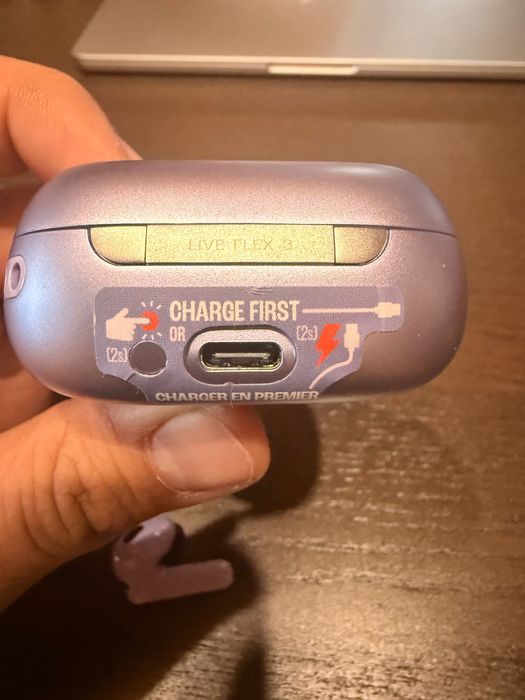 JBL LIve Flex 3 fioletowe mało używane