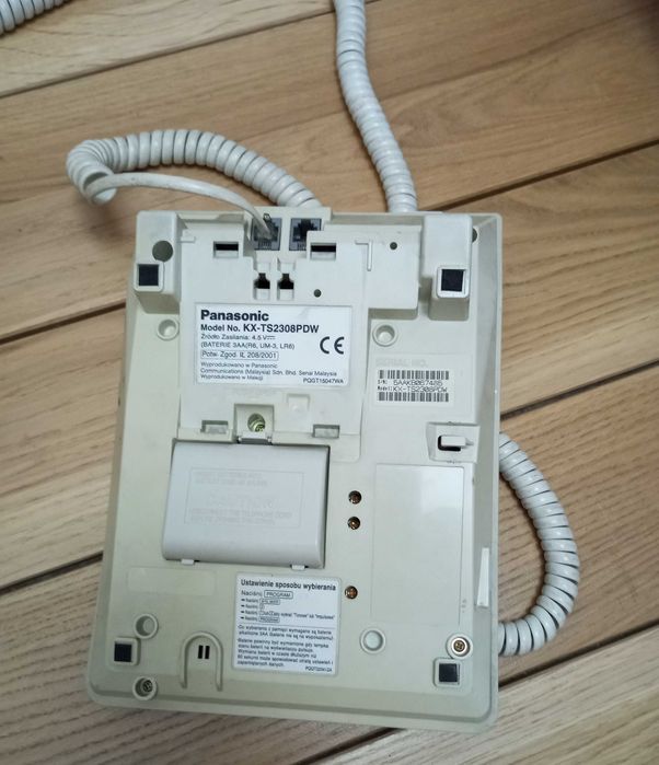 Stary aparat telefoniczny Panasonic