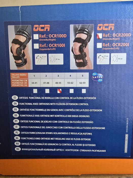 Ortótese funcional Joelho marca Orliman
