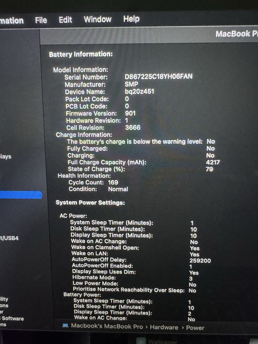 Macbook Pro - i5 | 256GB | 8GB | Sonoma