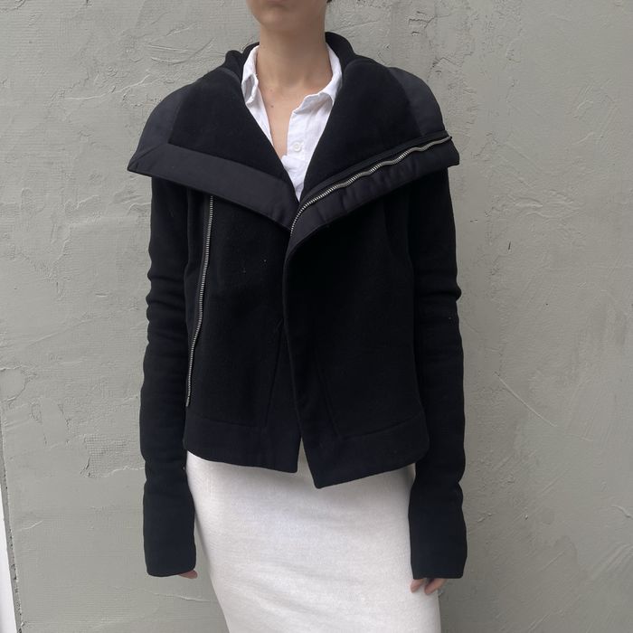 Куртка Rick Owens оригінал косуха кожа шерсть gaultier