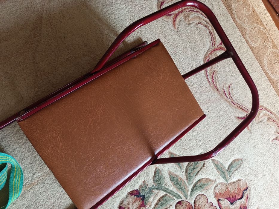 Санчата (сані) дитячі зі спинкою, сидіння штучна шкіра