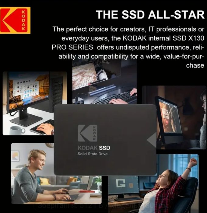 SSD  Kodak 1-tb новый