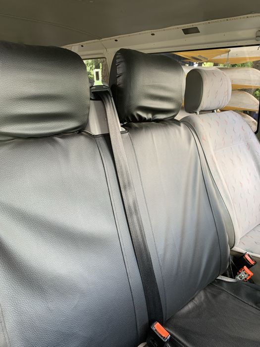 Pokrowce VW T4 transporter skóra 9 miejsc