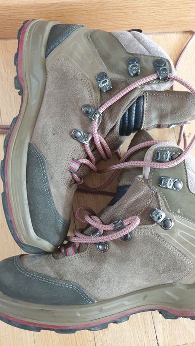 Buty trekkingowe 36 Forclaz MT100  skóra, wodoodporne Decathlon