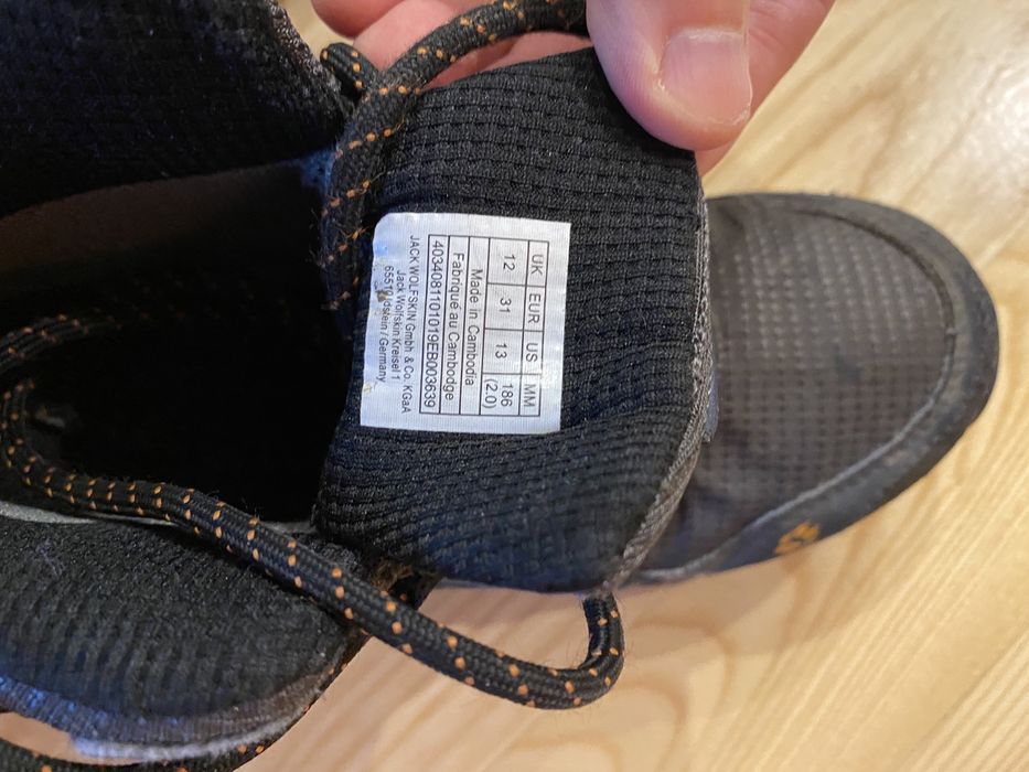 Buty jack wolfskin rozmiar 31