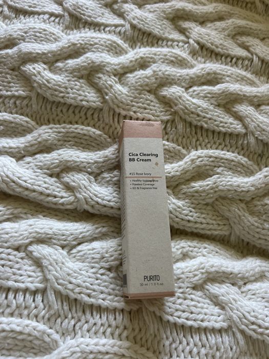 Purito, Cica Clearing BB Cream, 15 Rose Ivory (30 ml) з центелою
