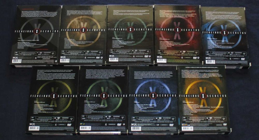 DVD X-FILES Ficheiros Secretos 9 Temporadas Edição de Coleccionador