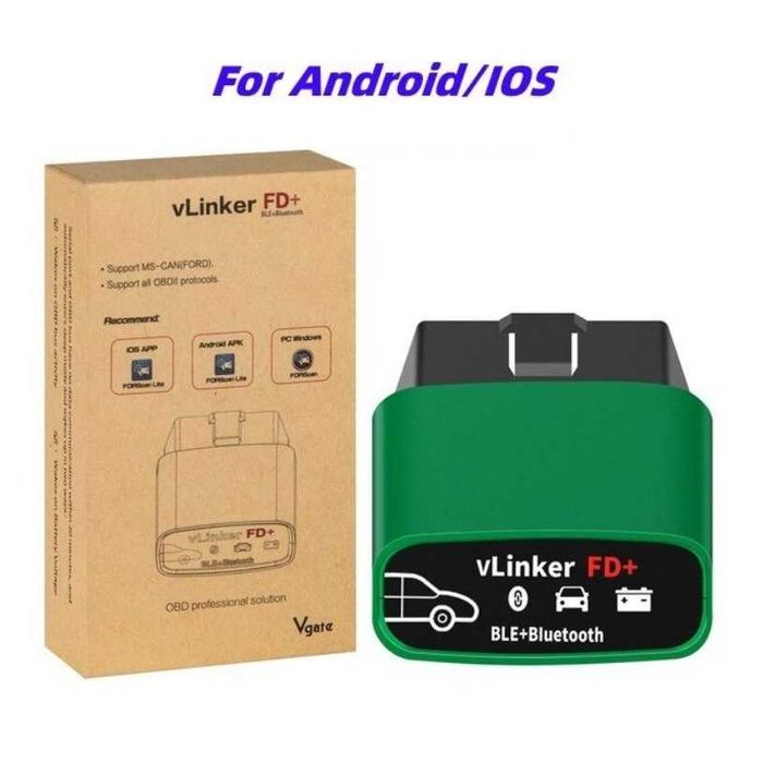 vLinker FD+ BLE/Bluetooth 4.0 (iOS/PC/Android) или FD 3.0 FORScan OBD
