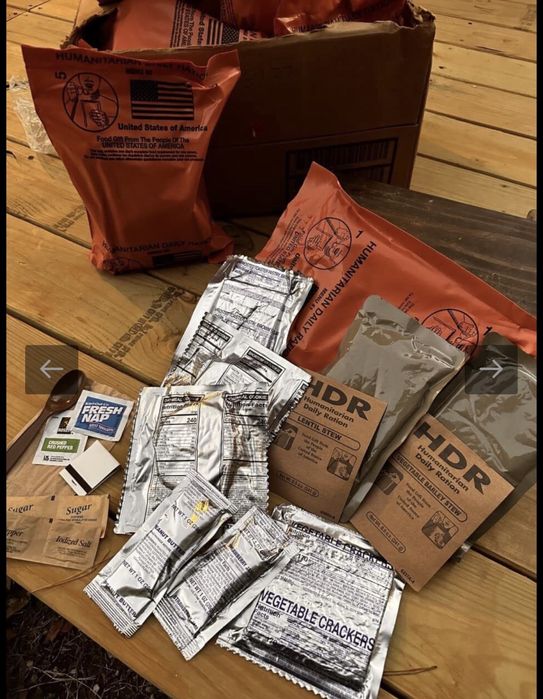 Добові американські пайки Сухпай 10 штук