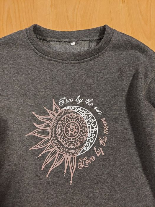 Bluza roz.S  Live by the sun Love by the moon