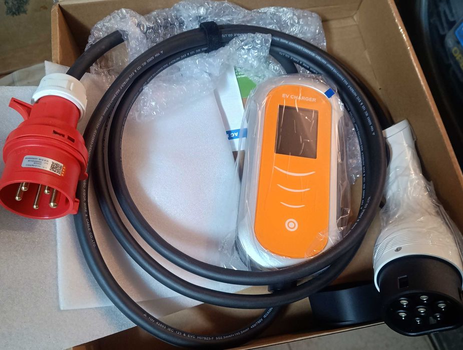 Ładowarka 11 kW AC Type 2 Wallbox/cegła - 3 fazowa 16A - kabel 3,5 m