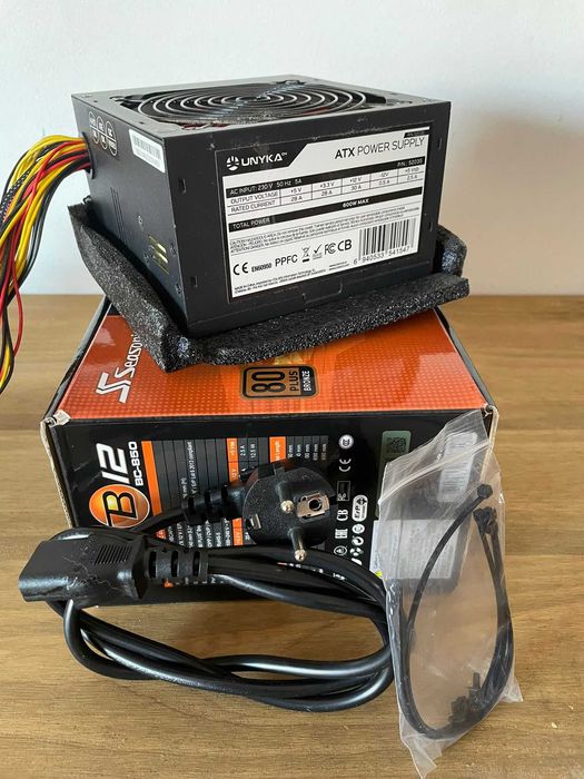 Fonte de Alimentação ATX Unyka 600W