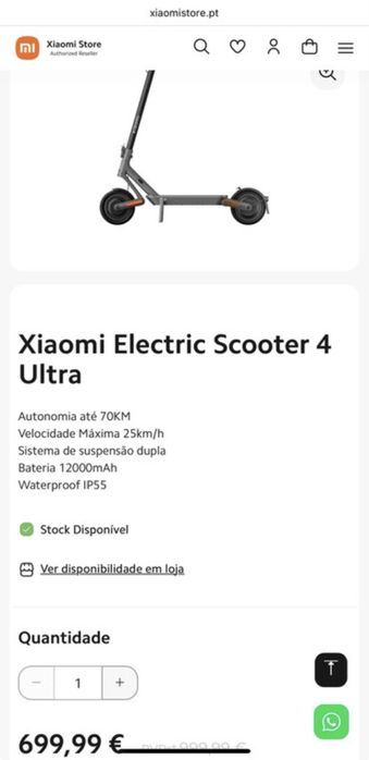 Trotinete - Xiaomi Electric Scooter 4 Ultra