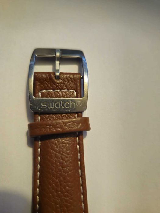 Swatch Irony YGS717 | Calendário Dia/Data | Pele Original