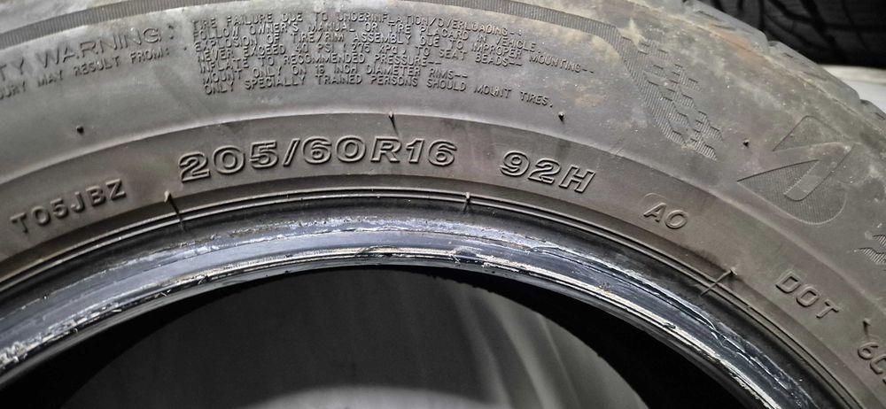 4szt opony letnie Bridgestone _ 205/60/16