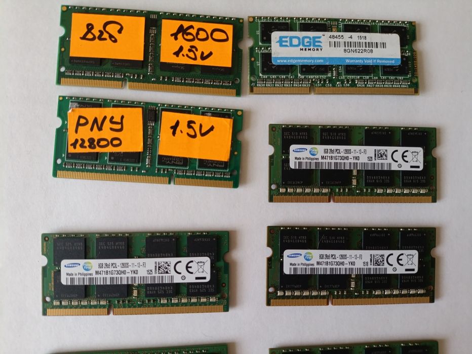 So-dimm оперативна память до ноутбука 8 гб ддр3 / 8 gb PC3-12800 DDR3-1600 Mhz