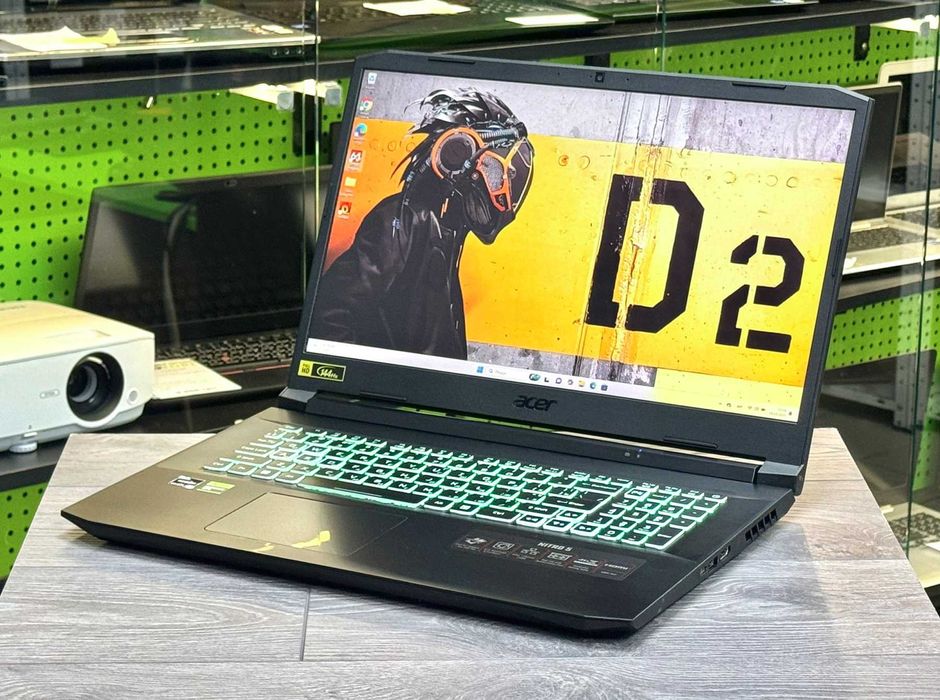 Ігровий 17 дюймів ACER NITRO / GeForce RTX 3070 / Ryzen / Гарантія