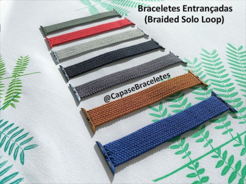 Bracelete entrançada para Apple Watch (Braided Solo)