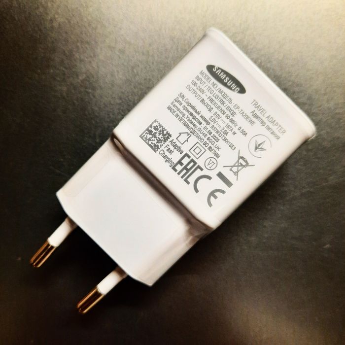 Зарядка Samsung 15W Блок + Провід USB/Type-C
