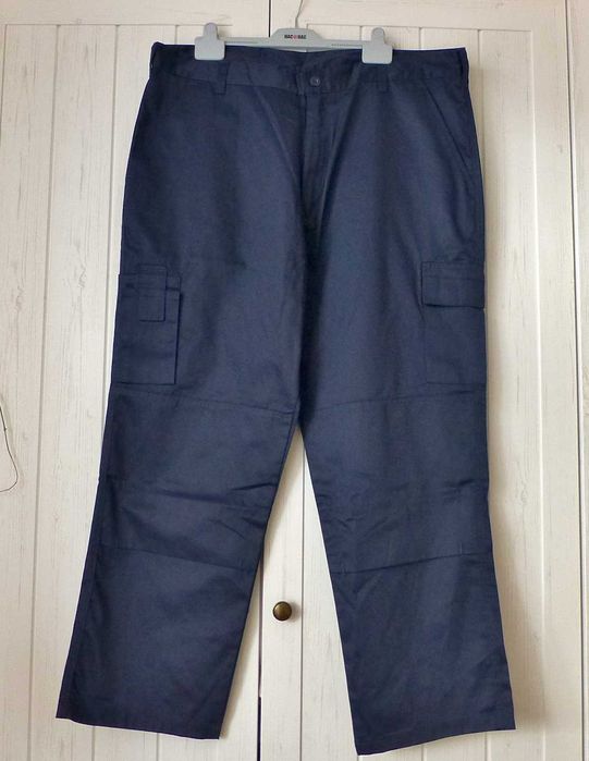 BWM Builder Worker męskie spodnie robocze cargo L XL
