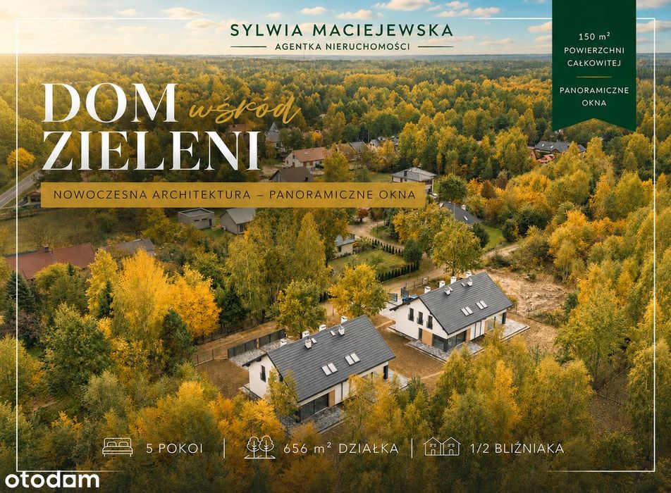OSTATNI NOWY DOM | Panoramiczne okna | 5 POKOI | GARAŻ