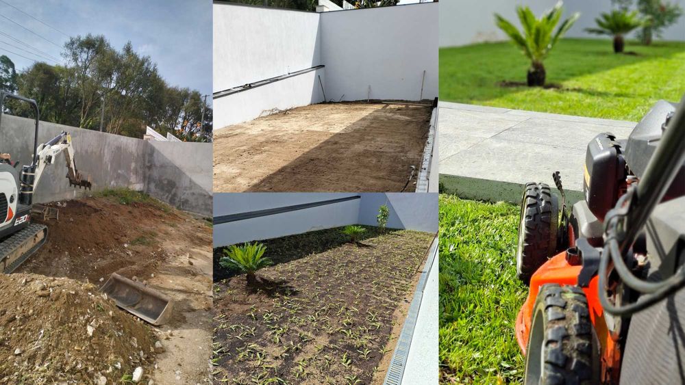 Construção e Manutenção de Jardins em Gaia.