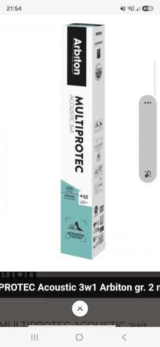 Podkład MULTIPROTEC Acoustic 3w1 Arbiton