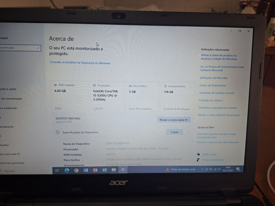 Acer Aspire Core i5