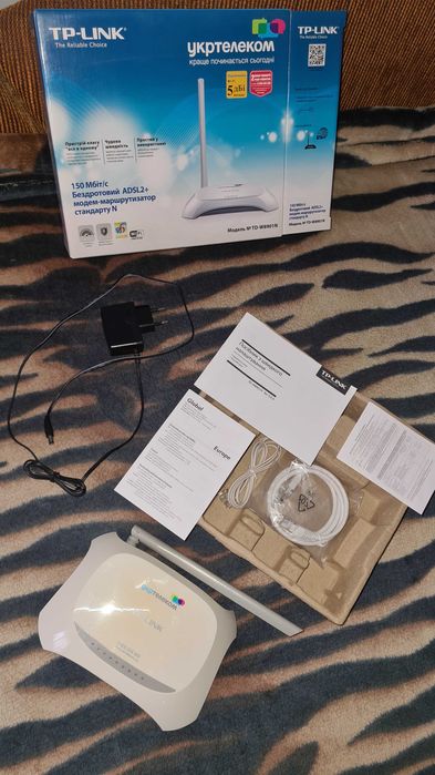 Роутер  Wi-Fi  " Укртелеком ".  Модель  TD- W8901N.