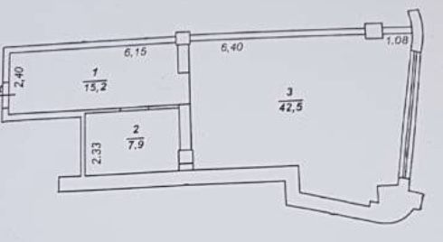 2-комнатная квартира по адресу ул. Шолуденка (площадь 65,6 м²) - Atlanta.ua - фото 3