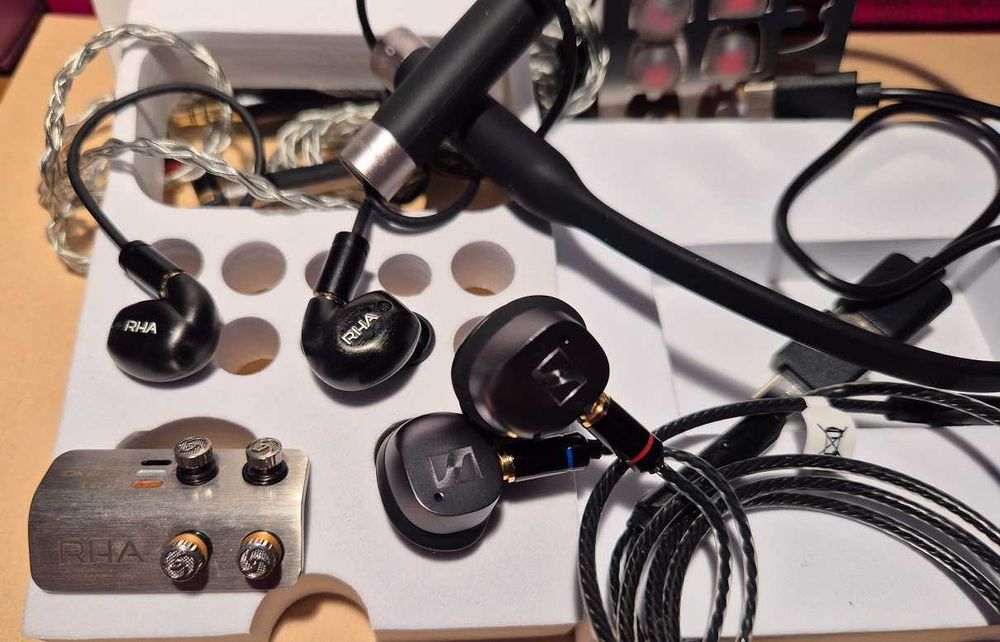 Słuchawki RHA T20 i Sennheiser Momentum TWS 3 i bluetooth mmcx