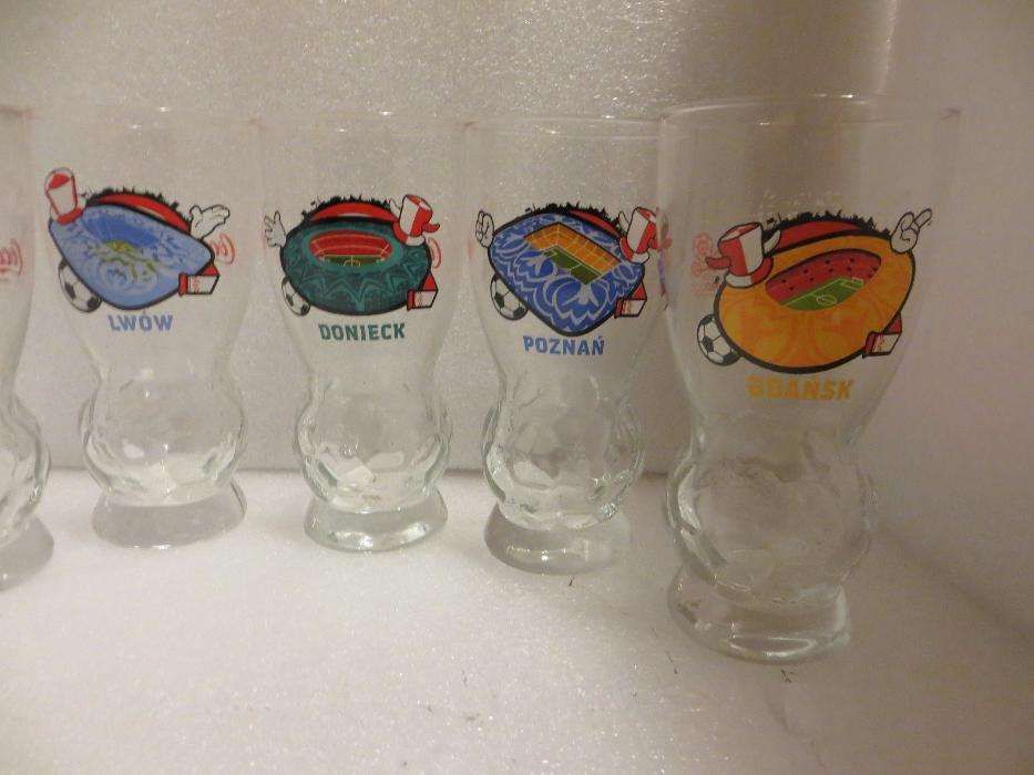 6 Copos Coca Cola Euro 2012 Polónia & Ucrânia fotos estádios.