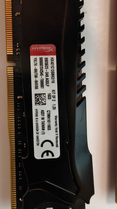 Pamięć DDR4 HyperX 16GB 2133MHz Savage Black CL13 (2x8192)
