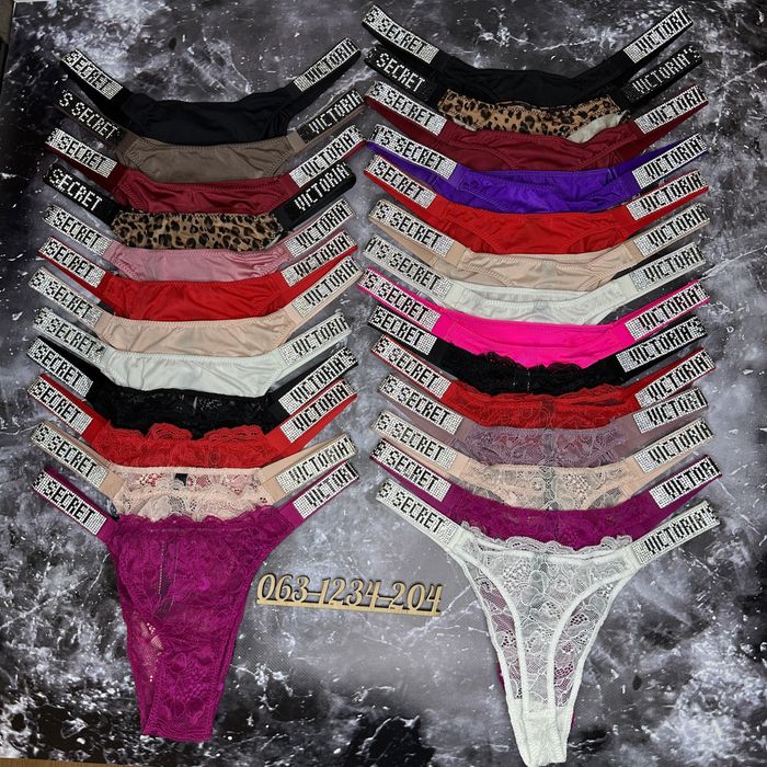 Жіночі трусики Victoria Secret бразіліана стрінги ПРЕМІУМ ЯКІСТЬ